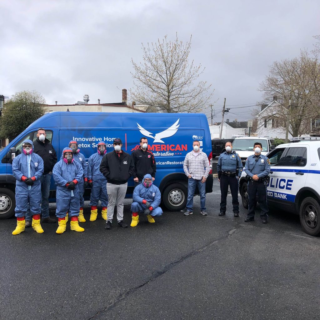 coronavirus disinfecting first responders