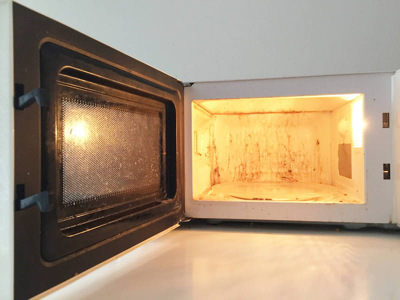 moldy microwaves